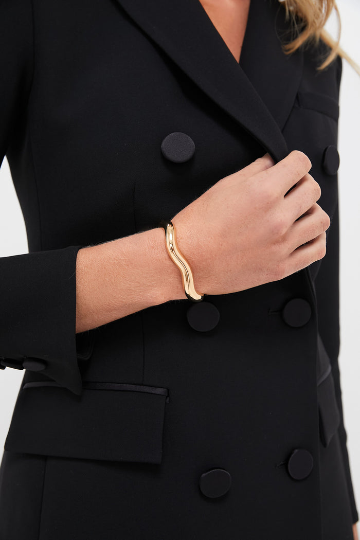 High Polish Gold Ola Bangle