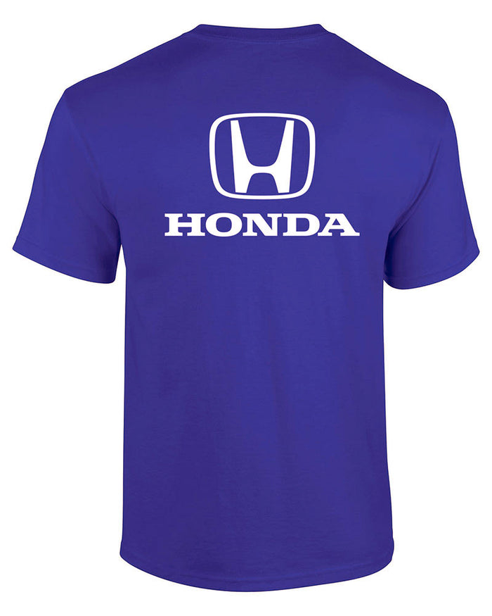 Honda Cobalt/White Classic Logo Tee