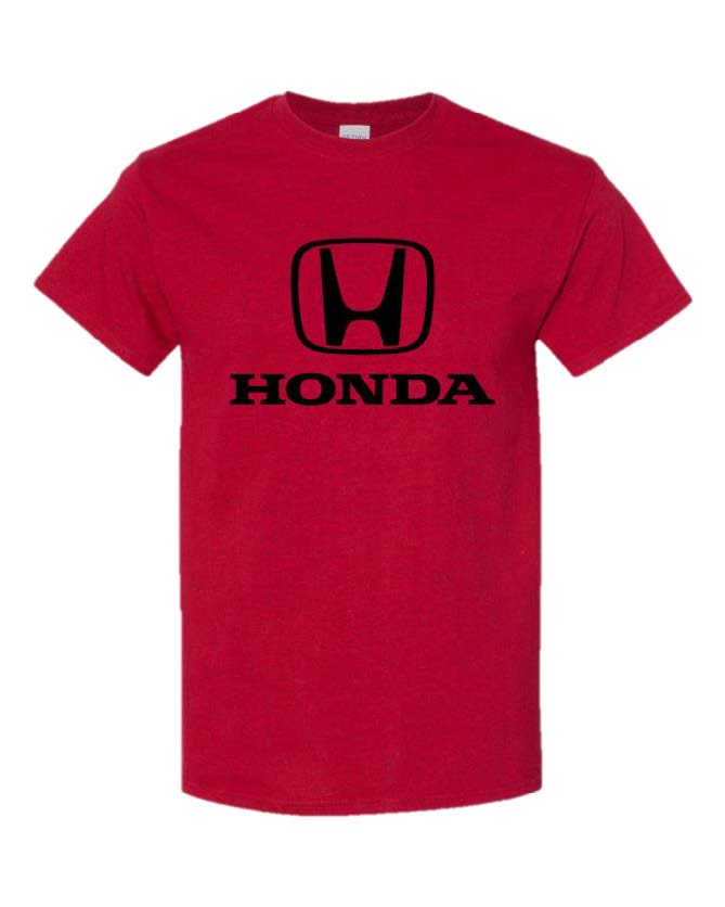 Honda Large Logo Tee Shirt Red