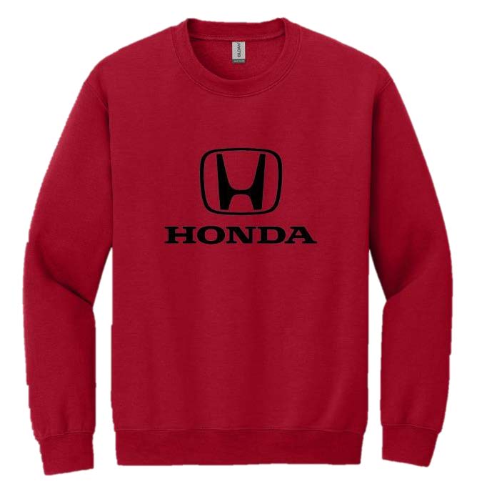 Honda Racing Crewneck Sweatshirt Red