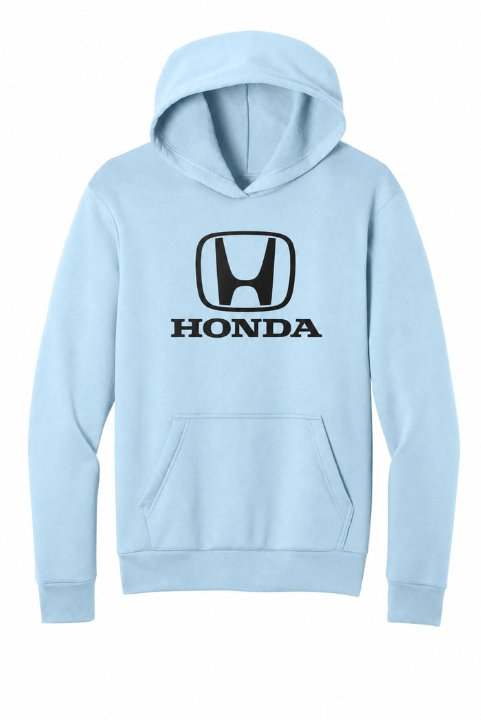 Honda Racing Logo Hoodie Ice Blue