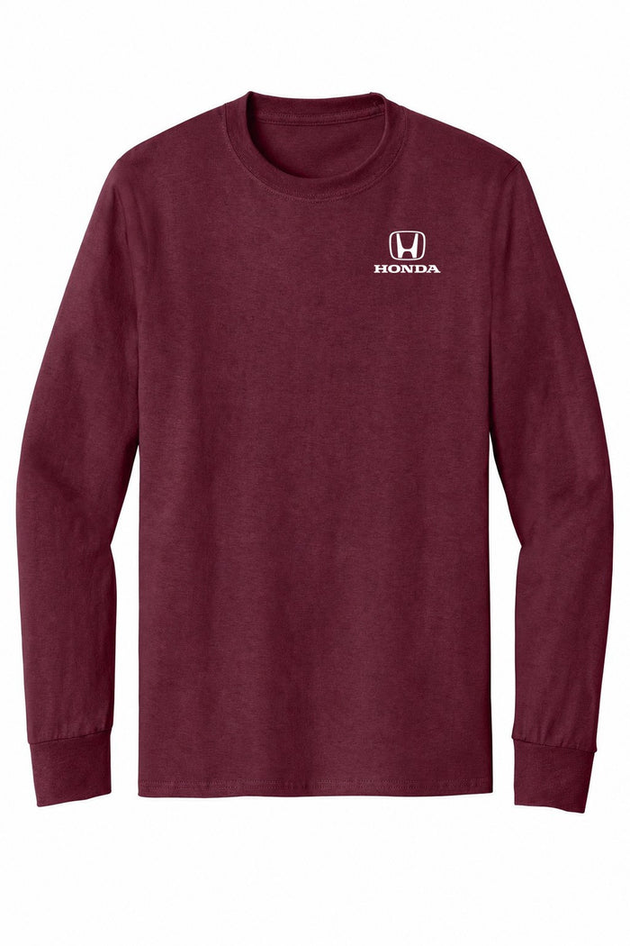 Honda Racing Logo Long Sleeve Tee Cardinal