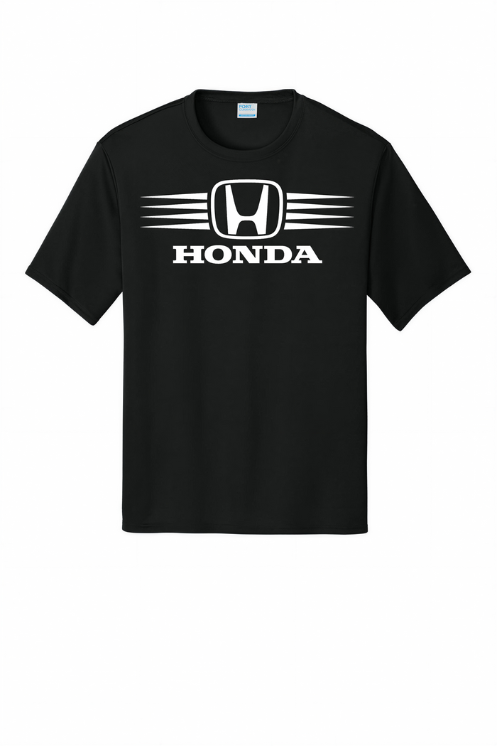 Honda Racing Stripes Performance Tee Black