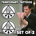 John Constantine - Constantine | Temporary Tattoos | SET OF 2 - AlunaCreates