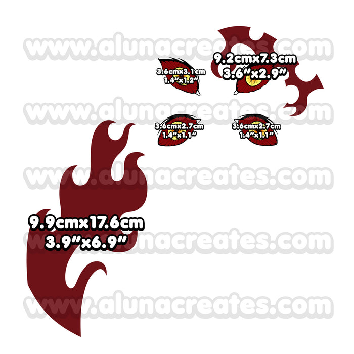 Kokushibo - Demon Slayer | Temporary Tattoos | FULL SET - AlunaCreates