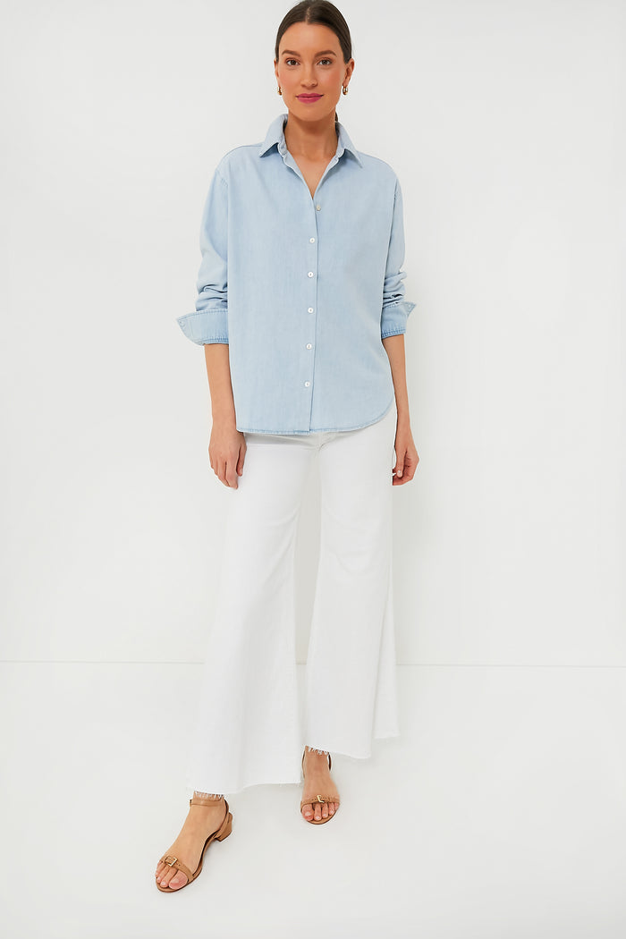 Light Wash Denim Nadine Button Down