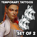 Loba Andrade - Apex Legends | Temporary Tattoos | SET OF 2 - AlunaCreates