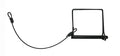 LOWER SNAPPER PIN FOR HR1000 & HR1000R: Y - SPEC Hollywood Racks Accessories