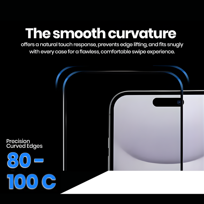 Magic Box Privacy Tempered Glass with Alignment Tray & Nanbo High Aluminium Technology for Iphone 13