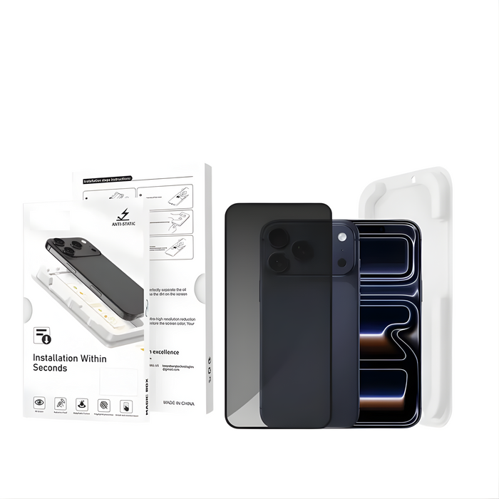 Magic Box Privacy Tempered Glass with Alignment Tray & Nanbo High Aluminium Technology for Google Pixel 10 Pro XL