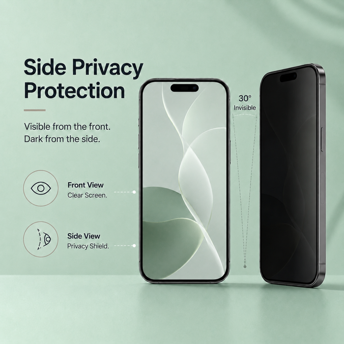 Matte Privacy Tempered Glass Screen Protector For Samsung S22