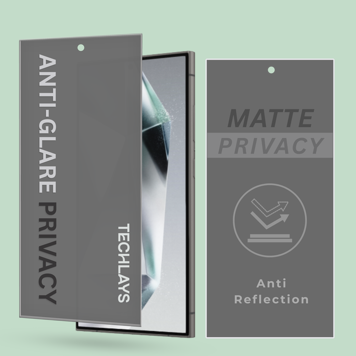 Matte Privacy Tempered Glass Screen Protector For Samsung S26 Ultra