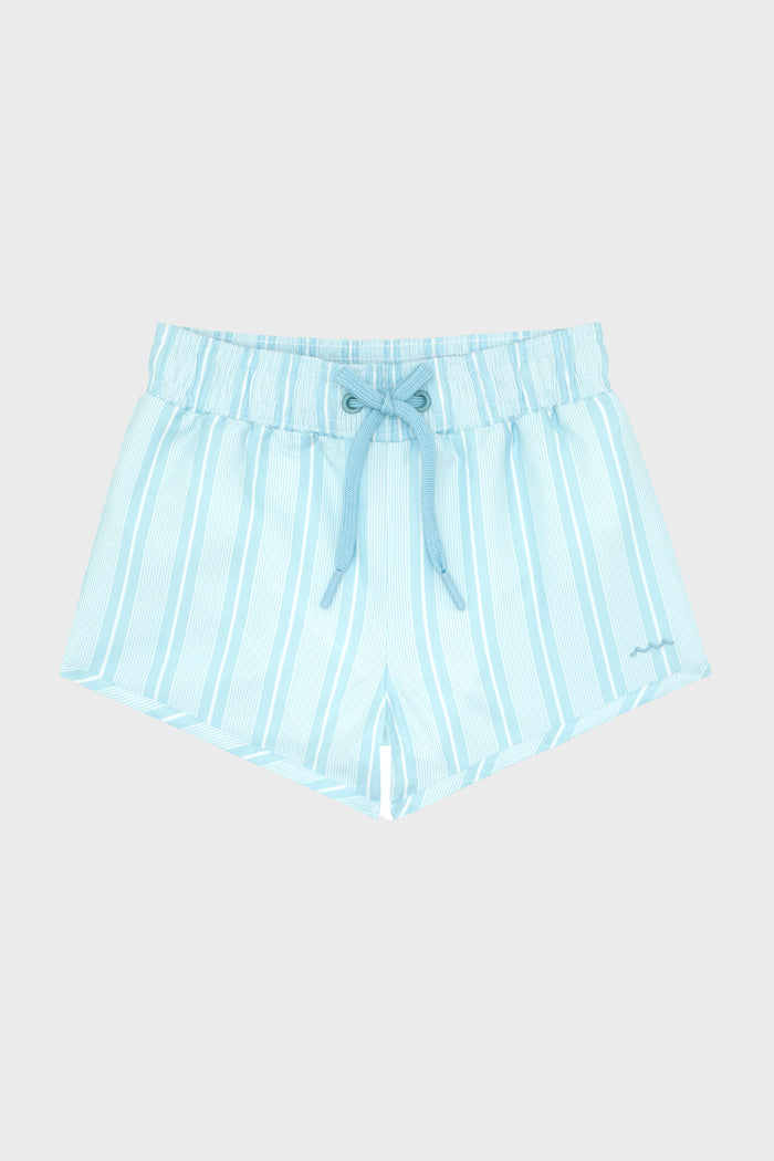 Pacific Blue Stripe Boardie