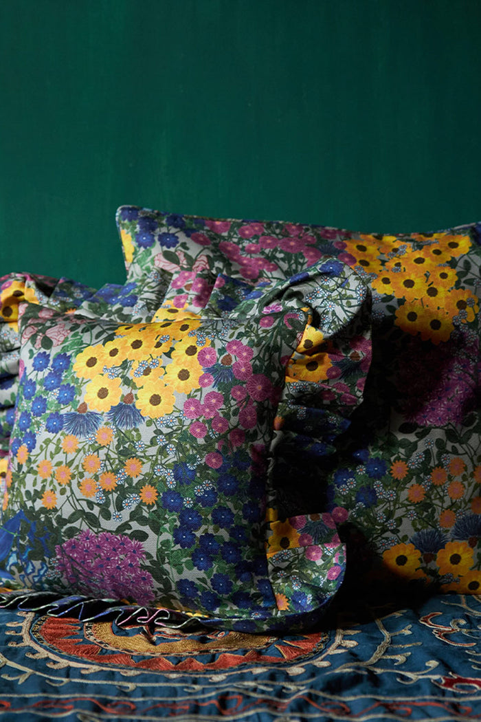 Pre Fleuri Ruffled Pillow Cover
