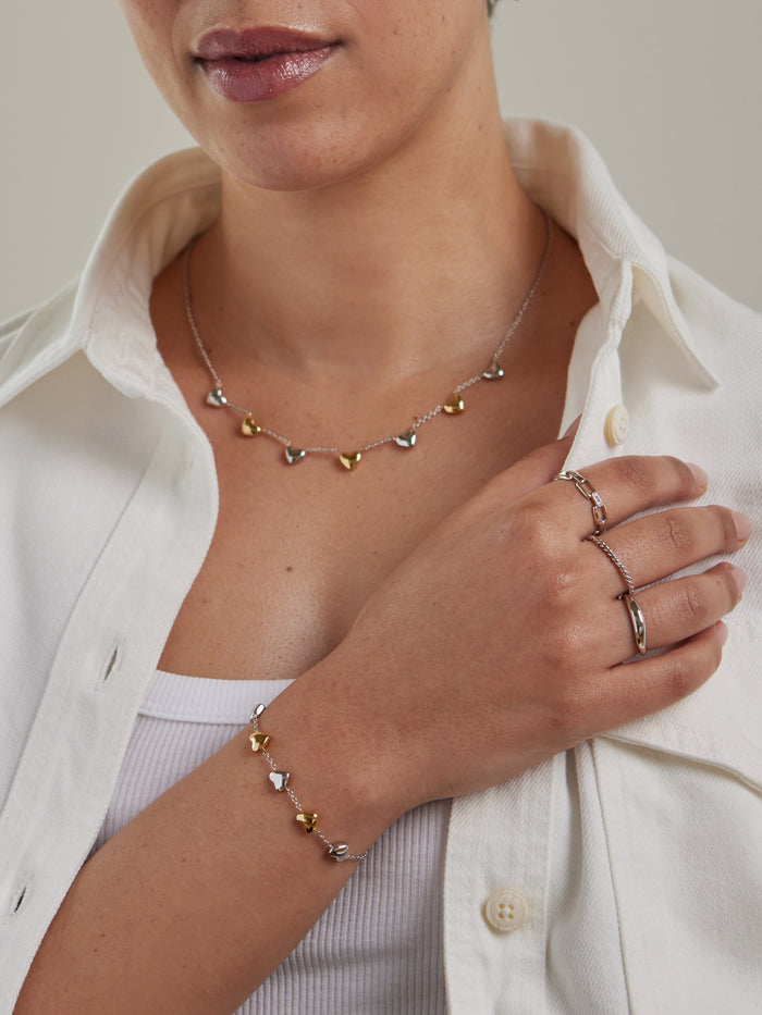 Pulseira One Crazy Heart Embrace - OJCHB03T