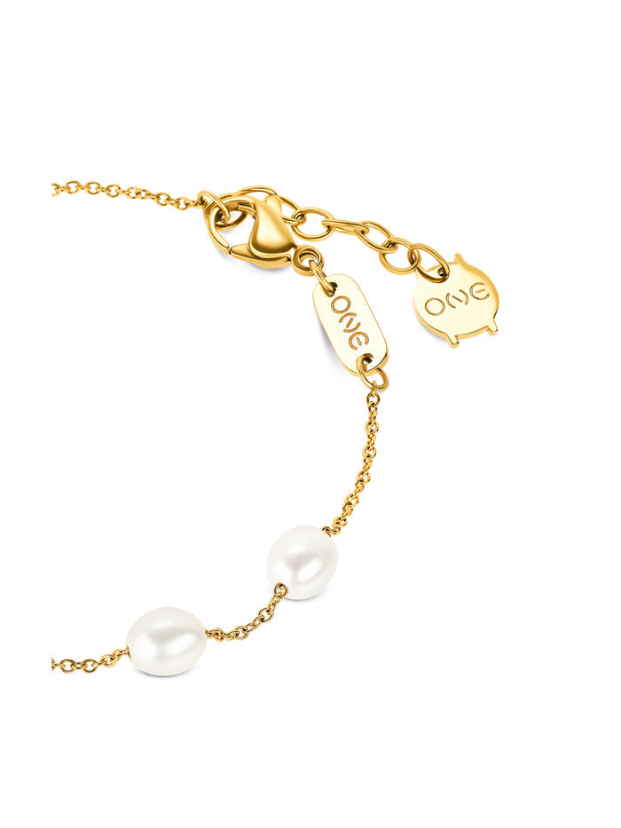 Pulseira One Rose Infinite Pearl - OJRB05D