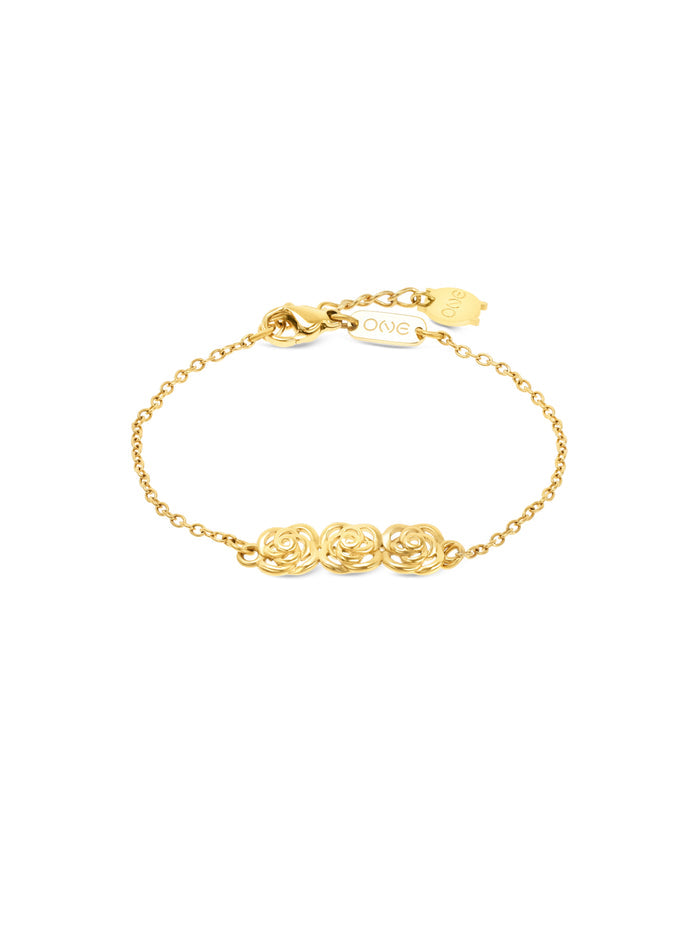 Pulseira One Rose Trio - OJRB03D