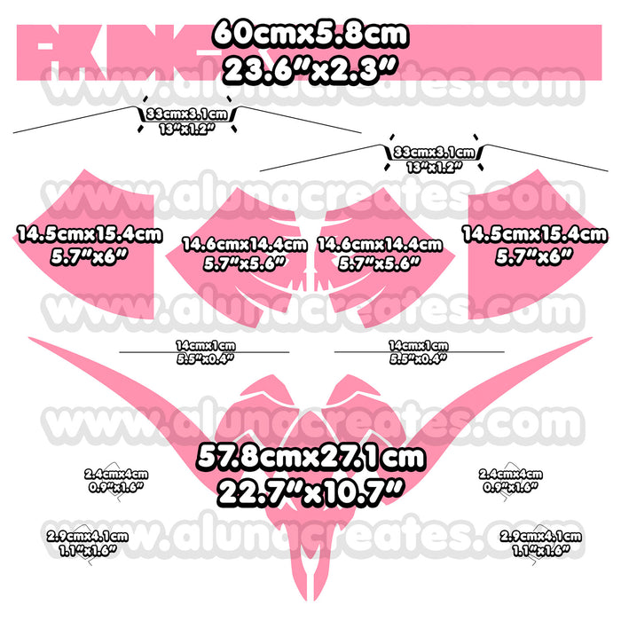 Rebecca - Cyberpunk: Edgerunners | Temporary Tattoos | FULL SET - AlunaCreates