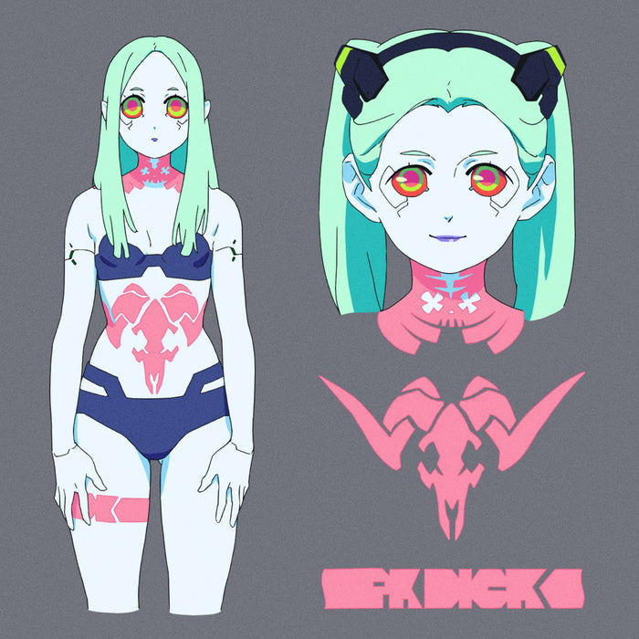 Rebecca - Cyberpunk: Edgerunners | Temporary Tattoos | FULL SET - AlunaCreates