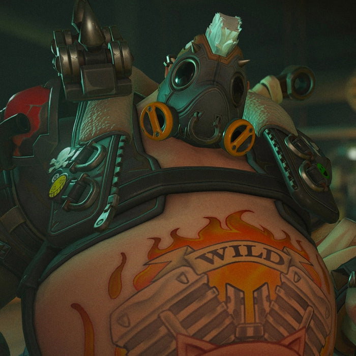 Roadhog - Overwatch | Temporary Tattoo | FULL SIZE - AlunaCreates