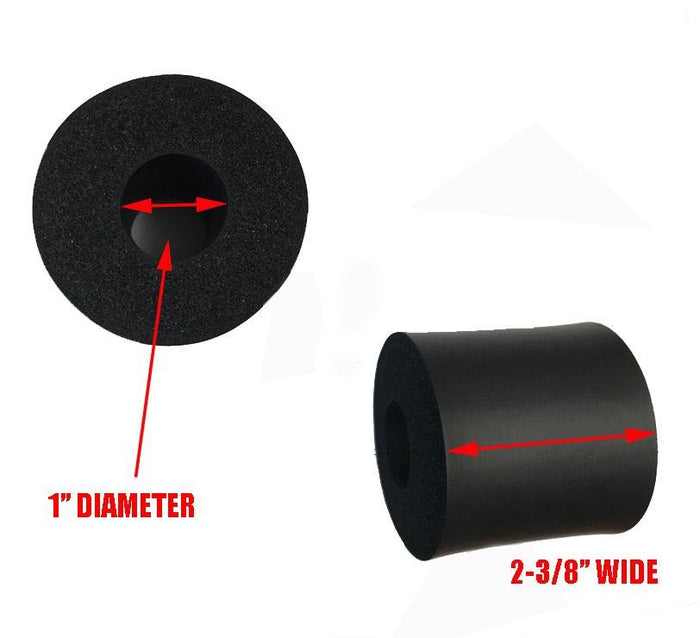 RUBBER PADS 1" (PAIR) Hollywood Racks Accessories