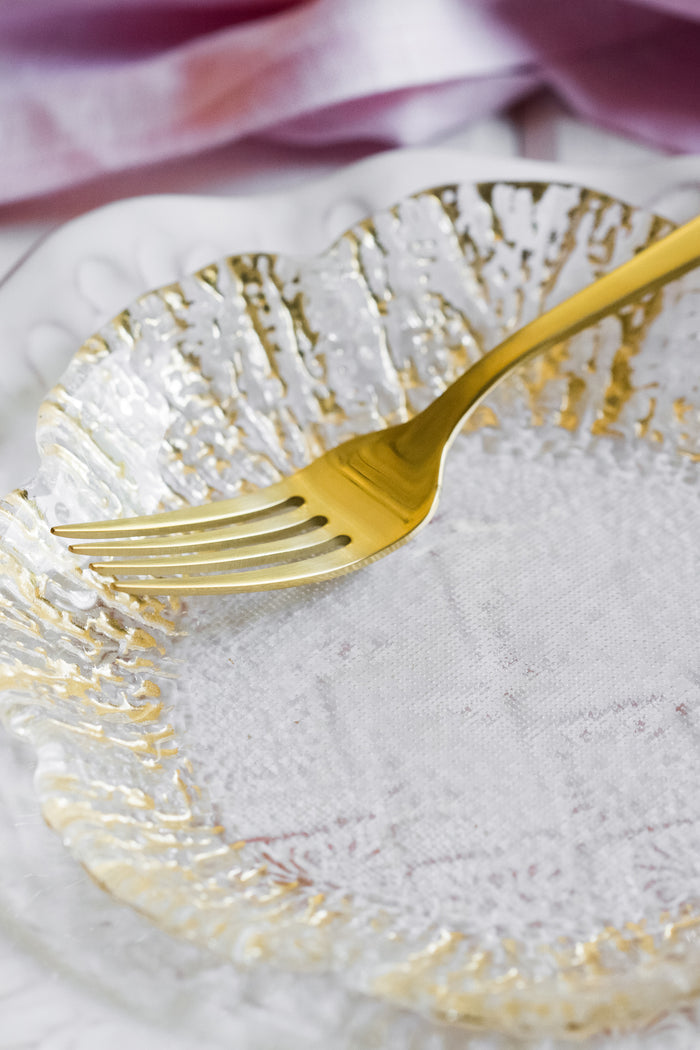 Rufolo Glass Canape Plate