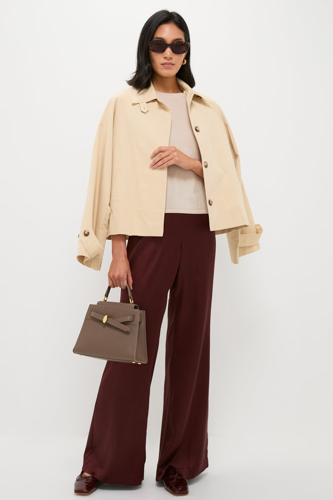 Sandstone Cashmere Silk Katie Tee