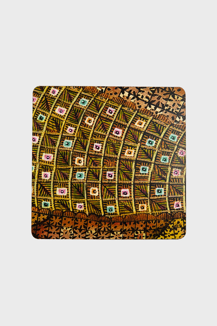 Sandstone Flame Lily Crocodile Coasters