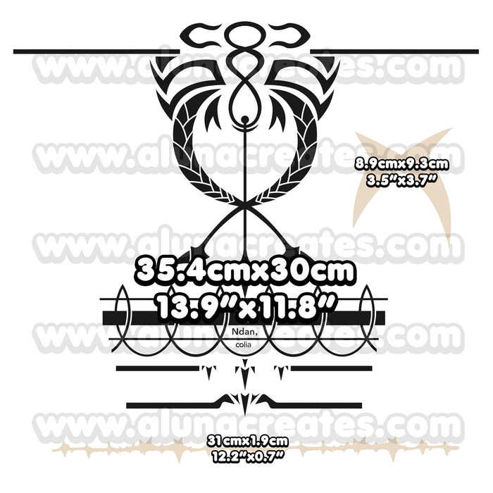 Scar - Fullmetal Alchemist | Temporary Tattoos | FULL SET - AlunaCreates