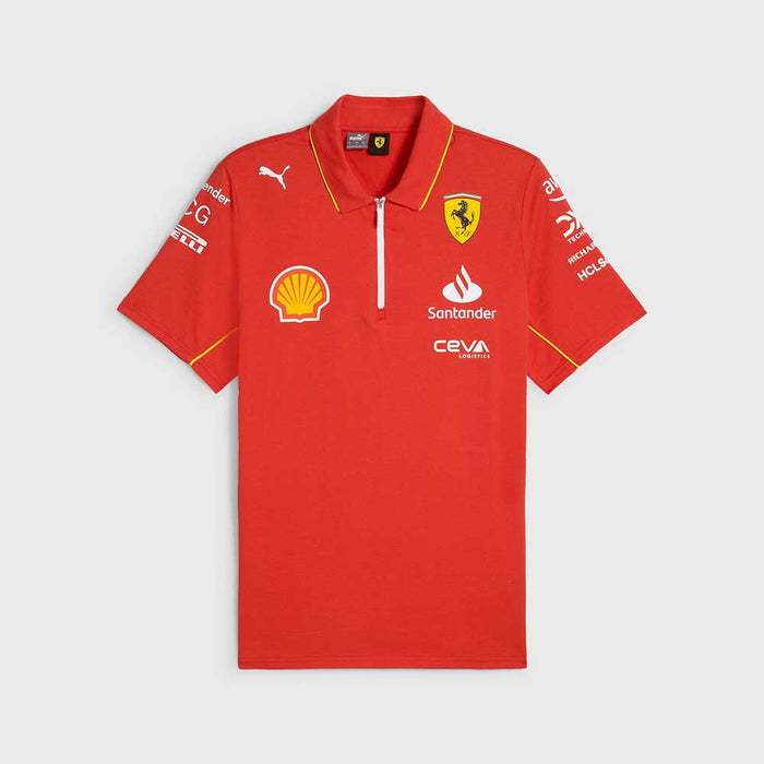 Scuderia Ferrari F1 Team Polo Shirt Red