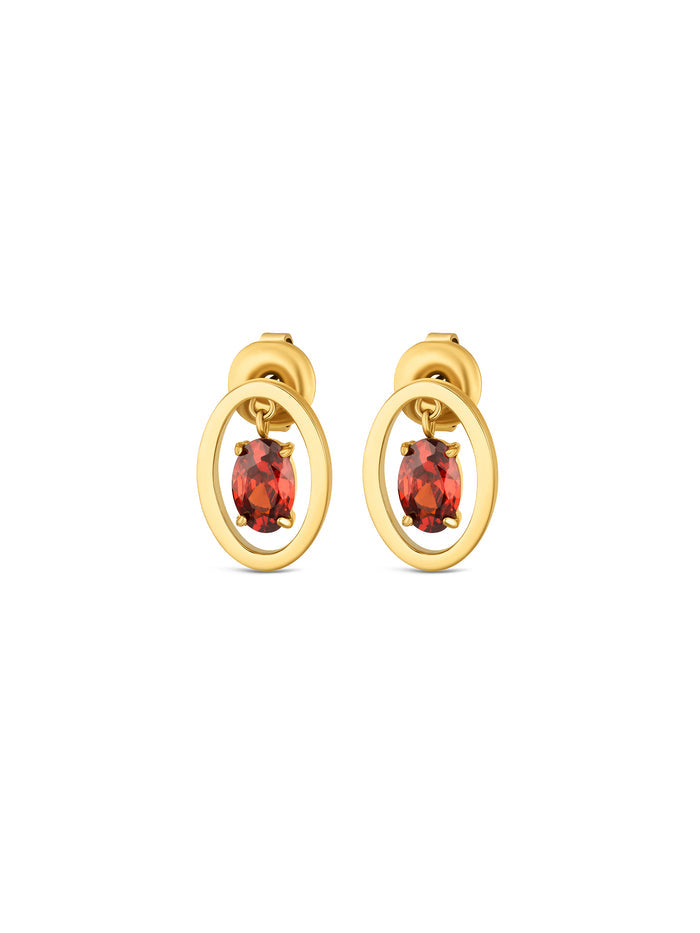 Set Colar & Brincos One Birthstone Janeiro