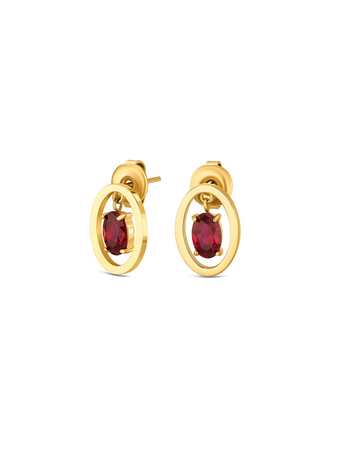 Set Colar & Brincos One Birthstone Julho