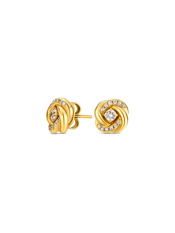 Set Colar & Brincos One Eternal Gold - OJSET23G