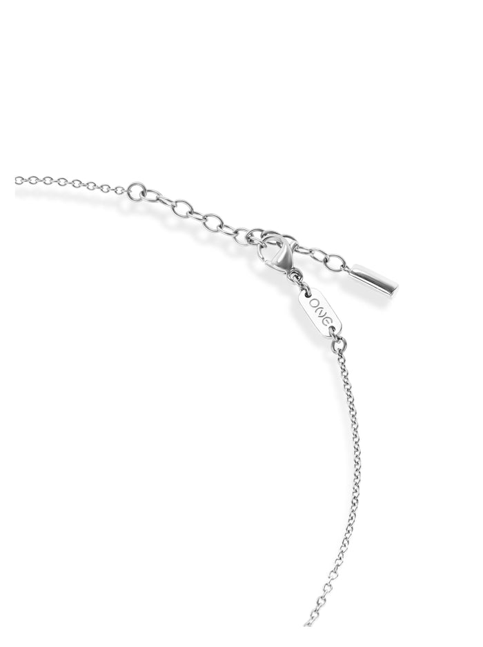 Set Colar & Charmes One Trinity Silver - OJSET01S