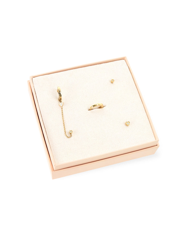 Set de Brincos One Golden Four - OJSEGF03G