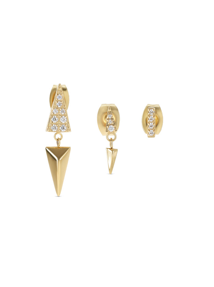 Set de Brincos One Golden Harmony - OJSEGH01G