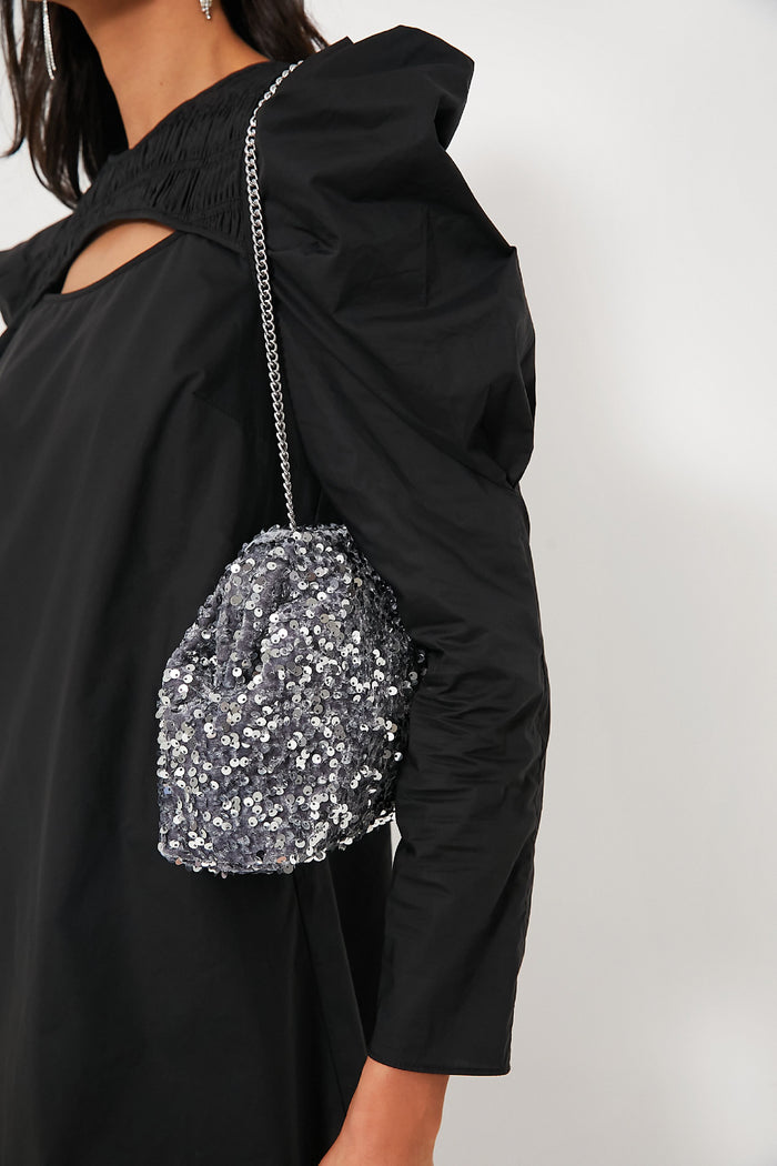 Silver Sparkle Clutch