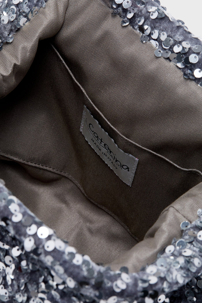 Silver Sparkle Clutch