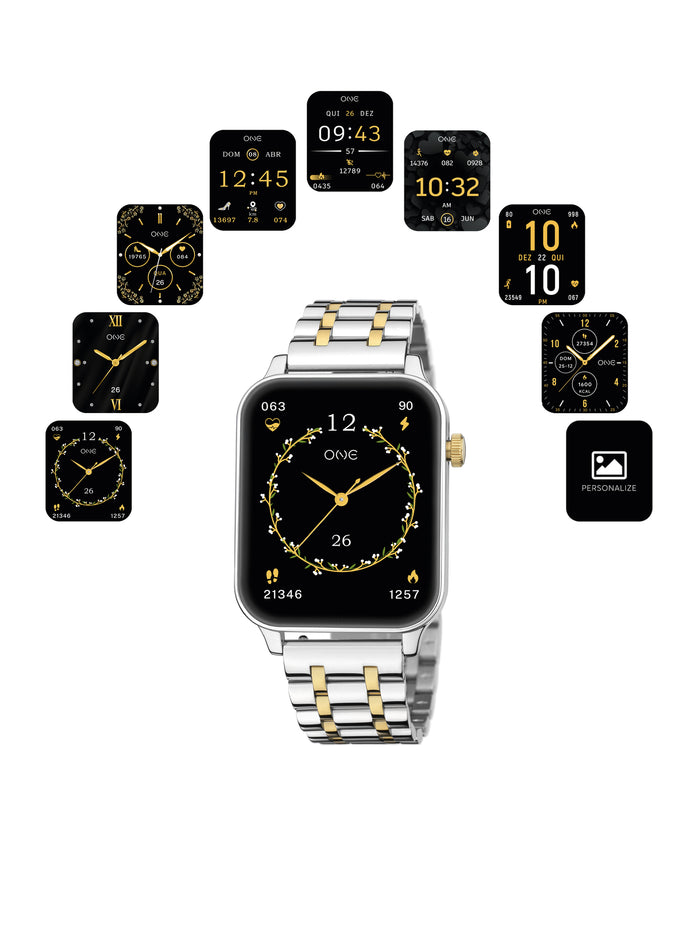 Smartwatch One Frame Bicolor Links - OSW4197BL61L
