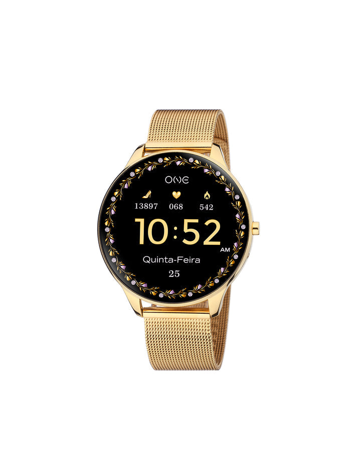 Smartwatch One Slim Gold Mesh - OSW4191GM61L