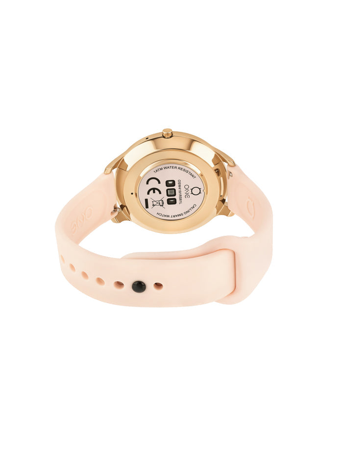Smartwatch One Slim Rosegold Silicone