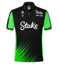 Stake F1 Kick Sauber Team Polo Shirt 2025 Black