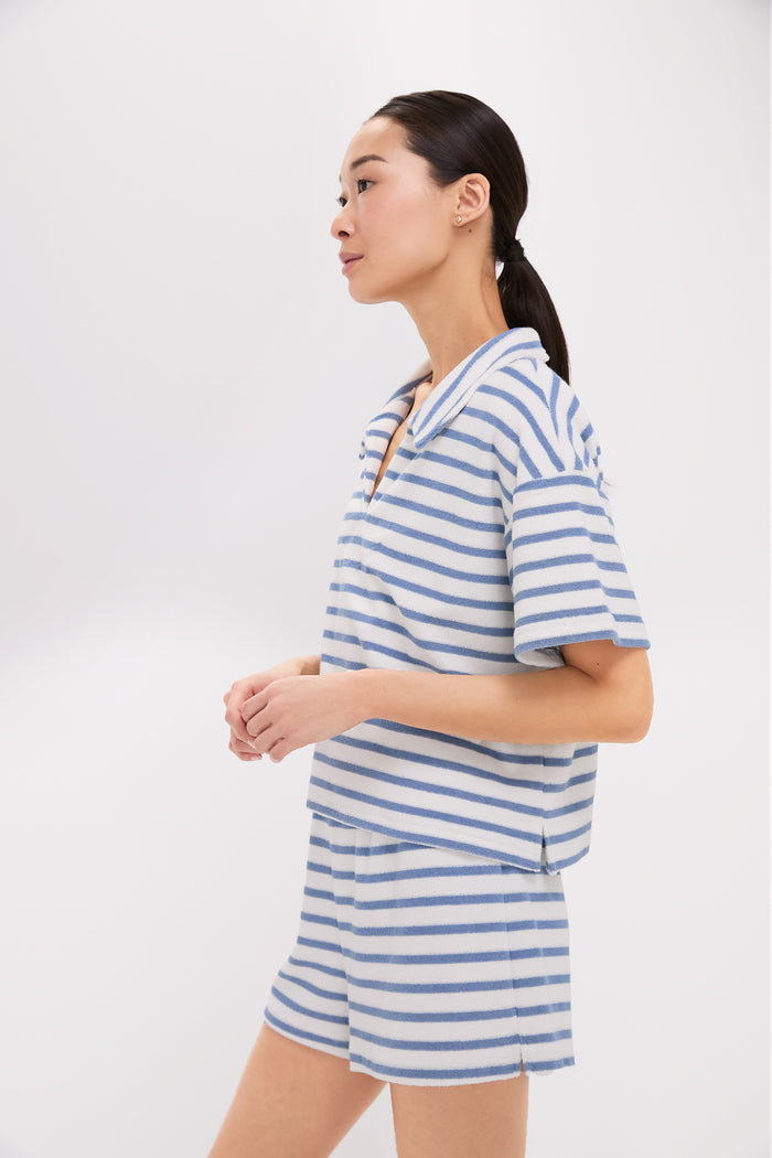 Striped Terrycloth Tybee Top