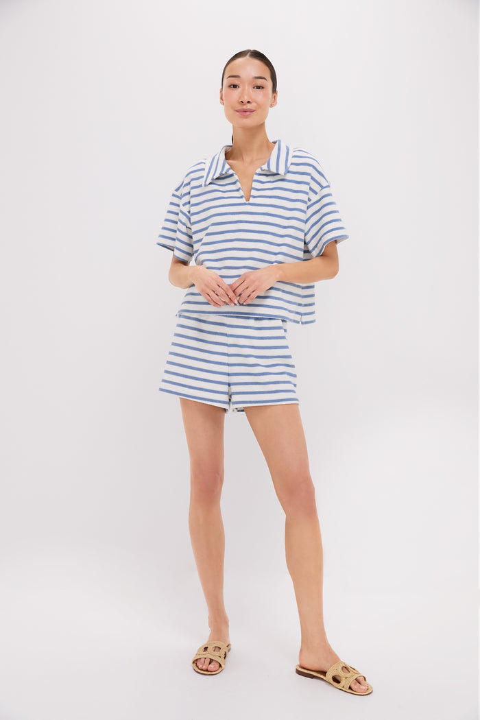 Striped Terrycloth Tybee Top
