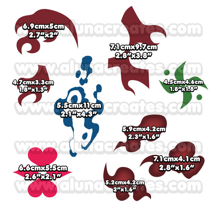 The Demon Slayer Mark - Demon Slayer | Temporary Tattoos | AlunaCreates
