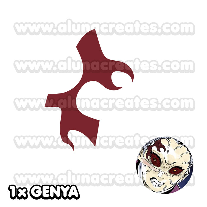 The Demon Slayer Mark - Demon Slayer | Temporary Tattoos | AlunaCreates