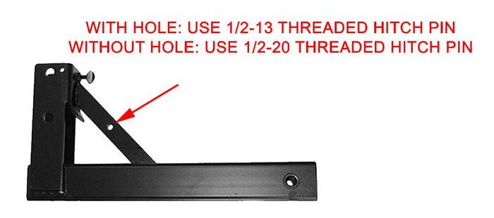 THREADED HITCH PIN: 1/2 - 20 Hollywood Racks Accessories
