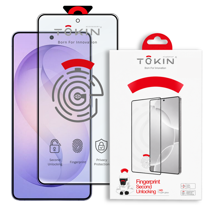TOKIN Signature Premium Tempered Glass Screen Protector For Samsung S25 Ultra