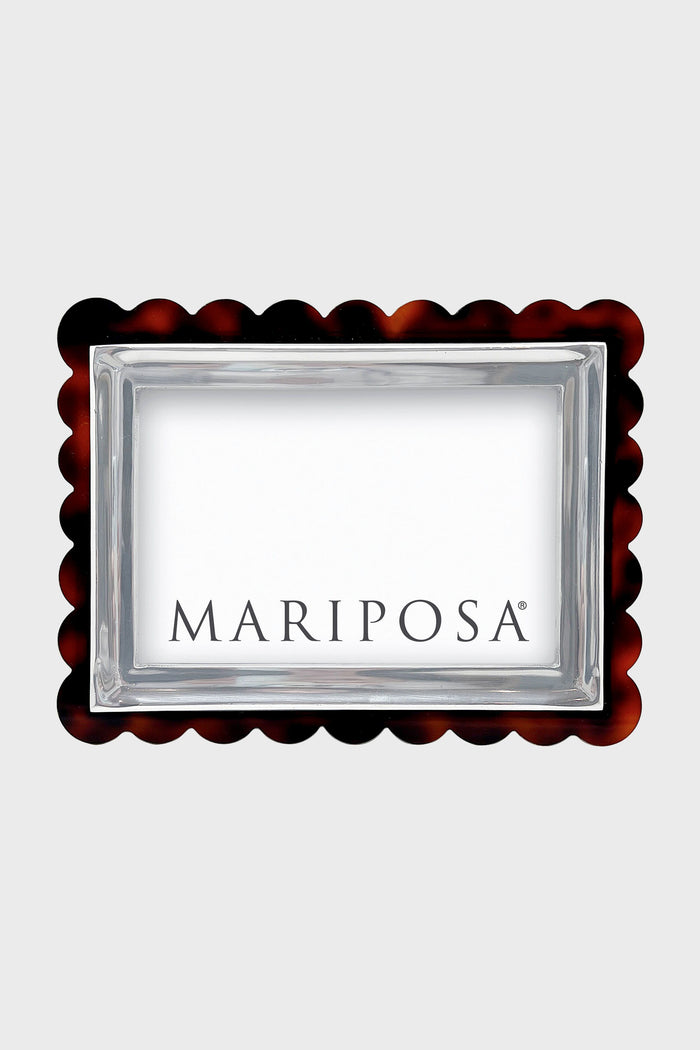 Tortoise Scallop Signature 4x6 Frame