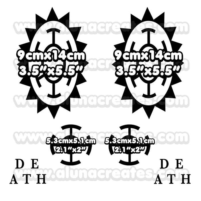 Trafalgar D. Water Law - One Piece | Temporary Tattoos - AlunaCreates